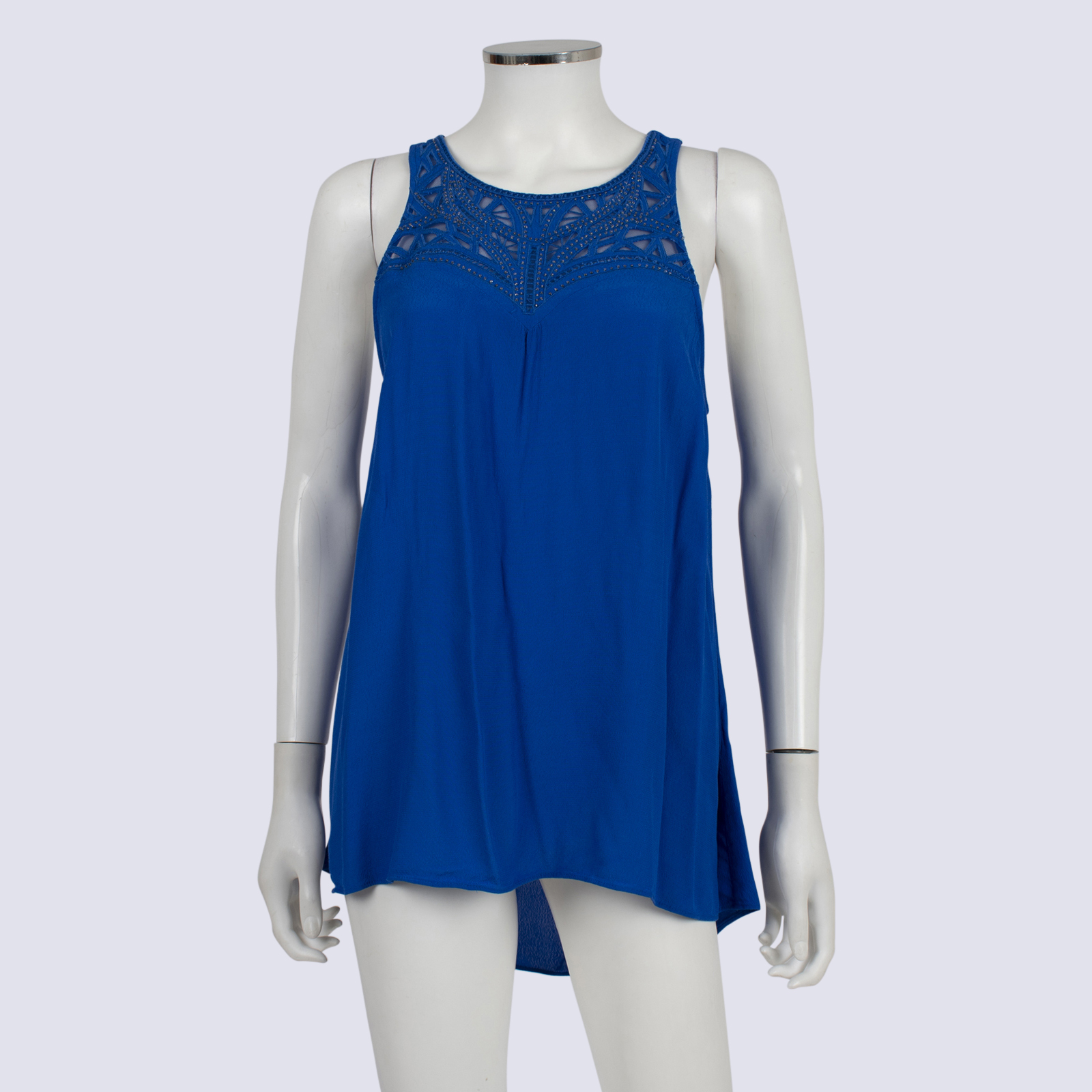 Forever New Flowing Sleeveless Top with Beading Detail