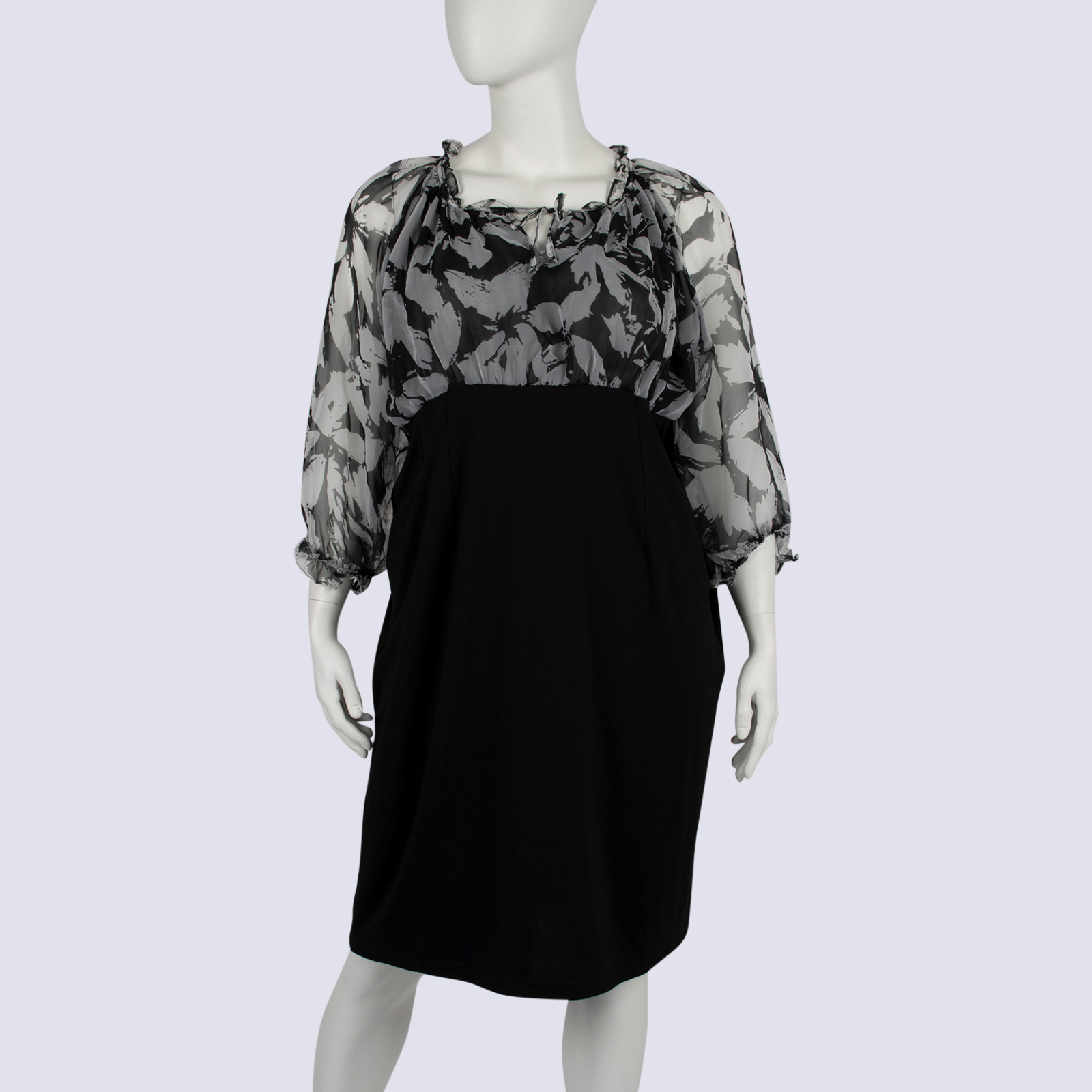 NWT Jane Lamerton Sheer Floral Bodice Dress