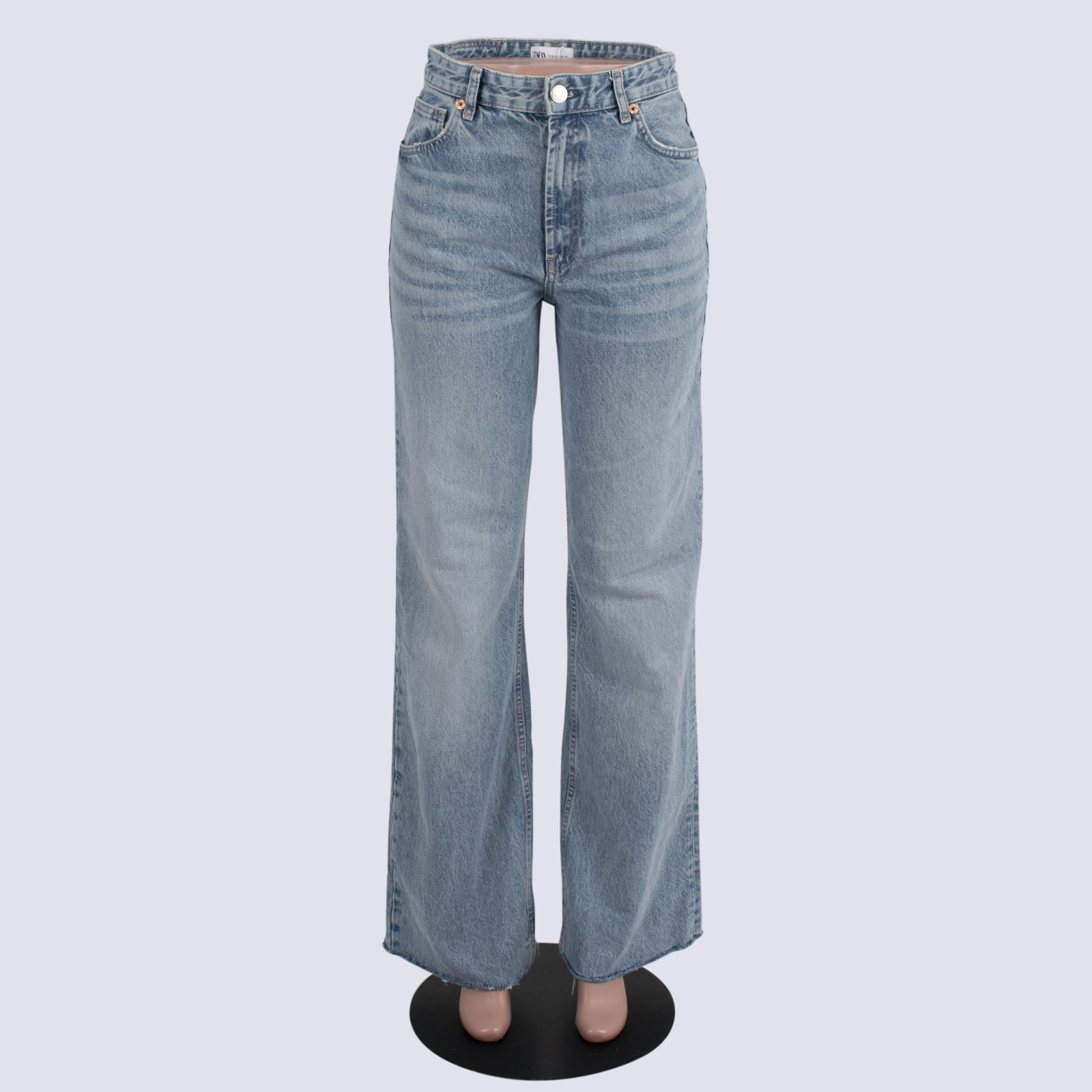 Zara High Waist Wide Leg Jeans