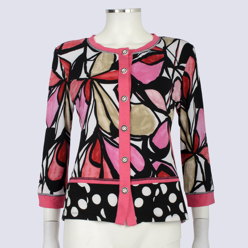 Anthea Crawford Pink Floral Button Up Shirt