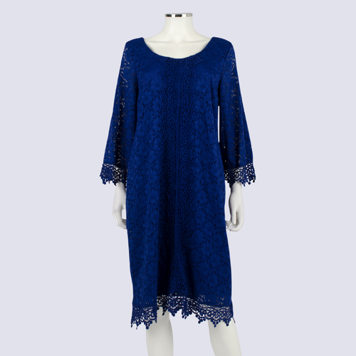 Sara Royal Blue Lace Dress
