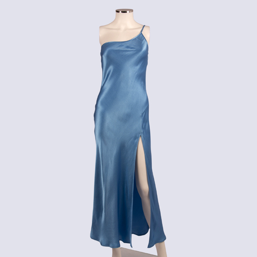 Bec & Bridge Blue One Shoulder Dress