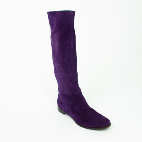 Sergio Rossi Purple Suede Boots RRP $800