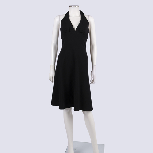 Portmans Black A-Line Halterneck Dress
