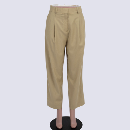 Theory Wide Leg Front Pleat Pants