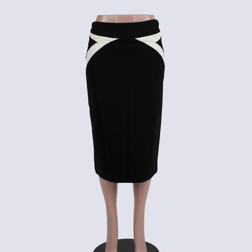 NWT Cue Black & White Pencil Skirt