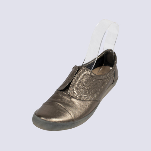 Ziera Bronze Dock Loafers with Removable Insoles