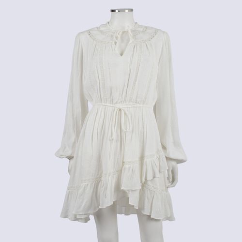 NWT Forever New Mariana Lace Trim Mini Dress