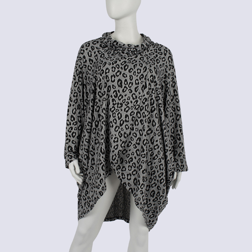 TS Leopard Print Knit Pullover