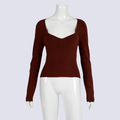 & Other Stories Cutout Knit Pullover
