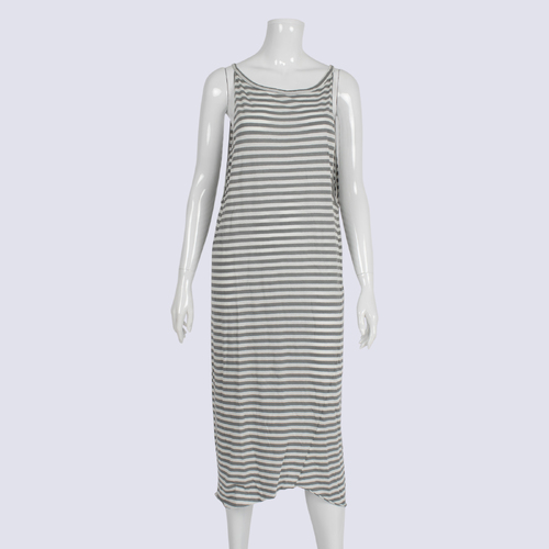 Bassike Striped Cotton Shift Dress