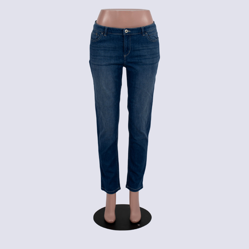 Trenery Soft Mid-Rise Denim Slim Cut Jeans