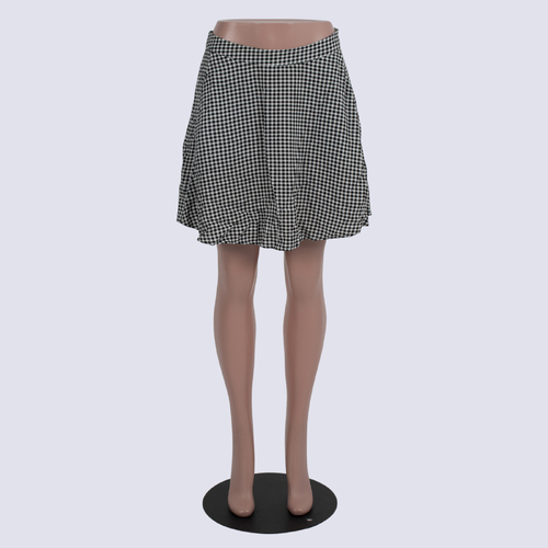 All About Eve Checkered Circle Skirt w Pockets