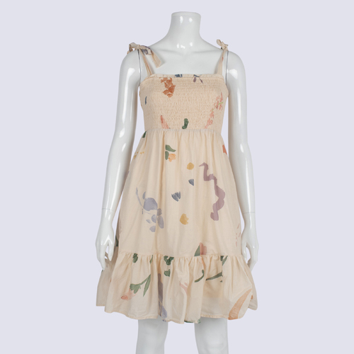 The Closet Lover Sherbert Floral Print Smock Dress