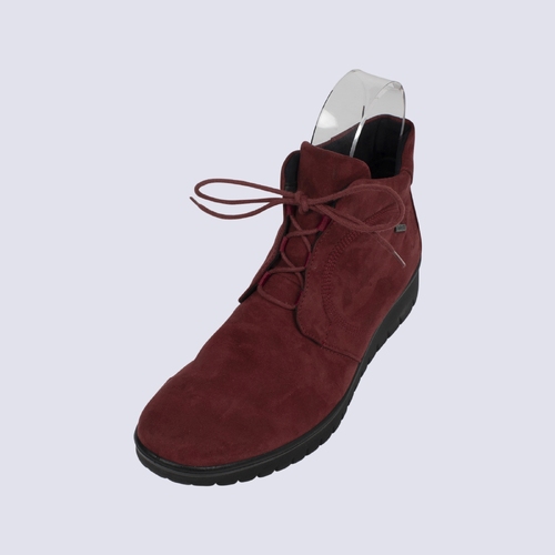 Westland Red Suede Lace Up Boots