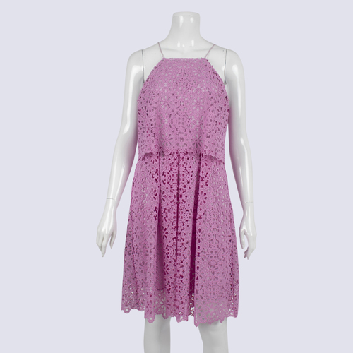 NWOT Mink Pink Pink Lace Midi Dress