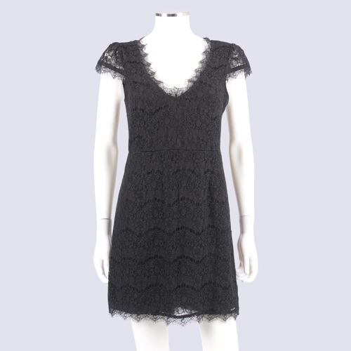 Dotti Black Lace Mini Dress
