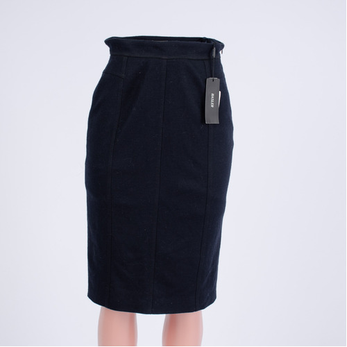 NWT Basler Navy Virgin Wool Skirt