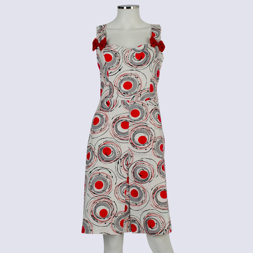 NWOT Betty Page Sleeveless Dress Bow Detail