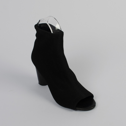 Wittner Peeptoe Textured Sock Boots