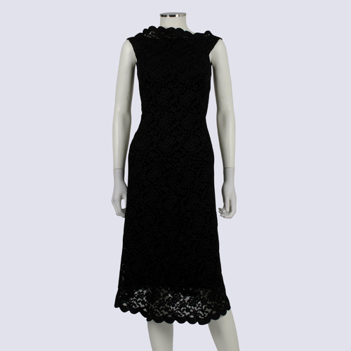 Sacha Drake Black Sparkly Embellished Dress RRP $350