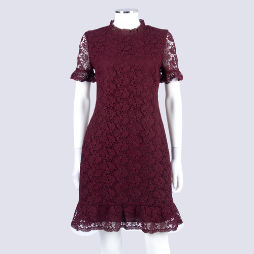 Whistles Lace Frill Dress
