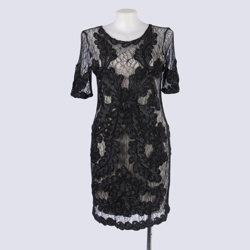 Queenspark Lace Overlay Dress