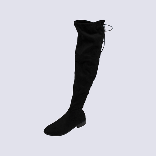 Billini Sandiago Black Suedette Boots