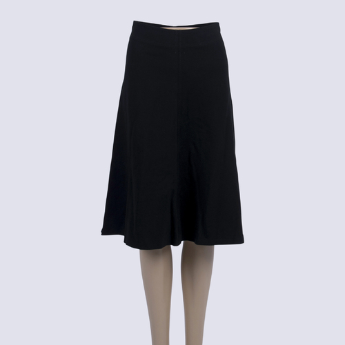 Country Road A-line Jersey Midi Skirt