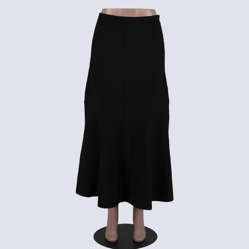 NWOT Veronika Maine Black Milano Knit A-line Skirt