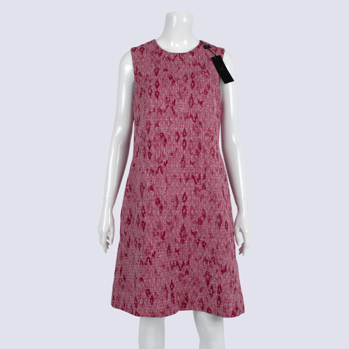 NWT David Lawrence Pink Anais Jacquard Dress