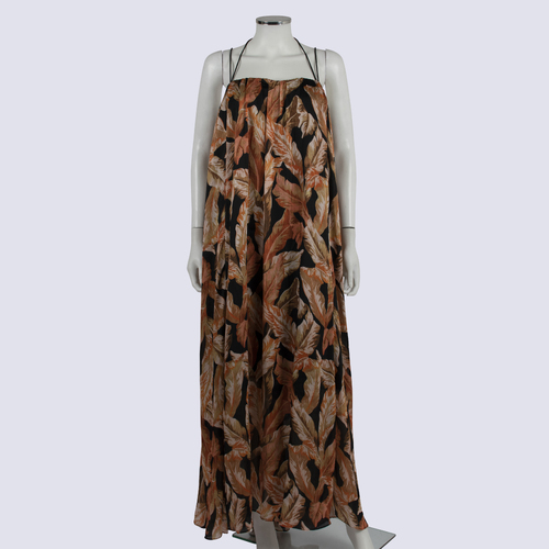 NWT Veronika Maine Limited Edition Spagetti Strap Maxi Swing Dress