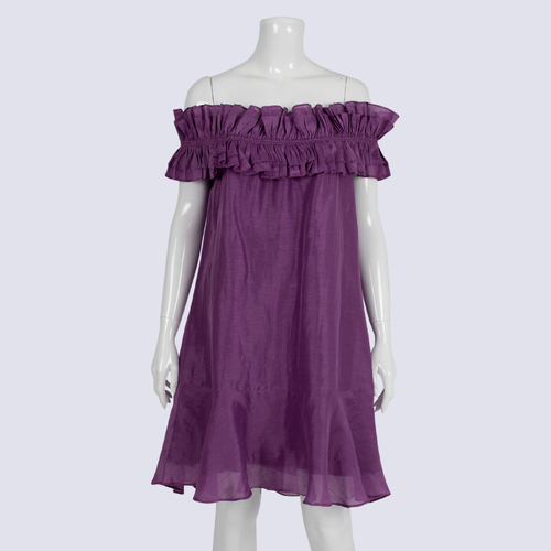 La Maison Purple Tallulah Mini Dress