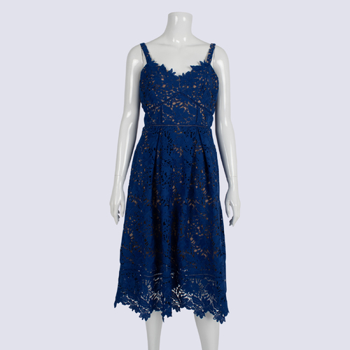 Portmans Signature Electric Blue Lace Dress