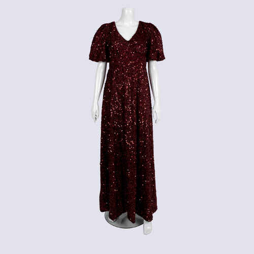 NWT Giffniseti Full Length Sequin Gown