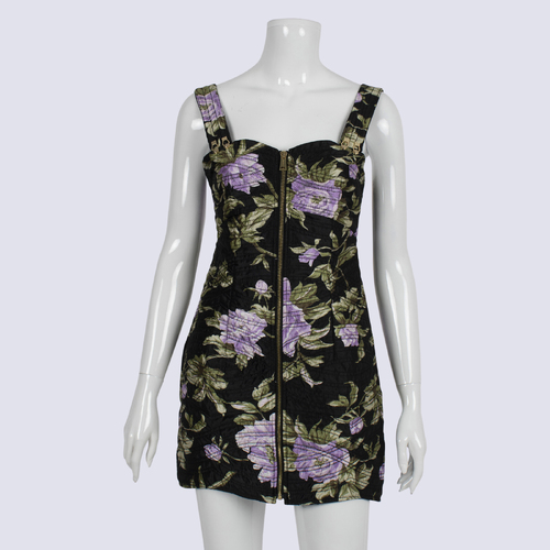 Alice McCall Floral Sleeveless Dress With Buckle Detail
