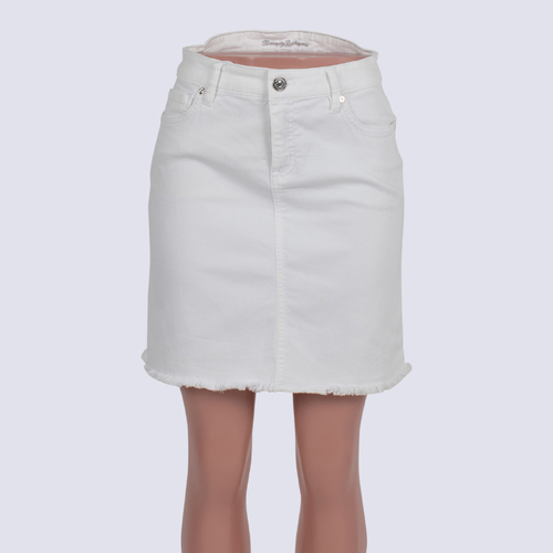 Tommy Bahama White Denim Skirt