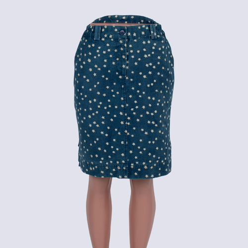 Ella + Sunday Star Print Denim Skirt