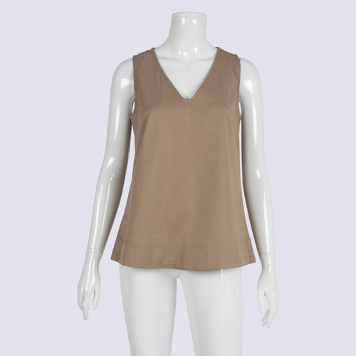 Country Road V-cut Sleeveless Top