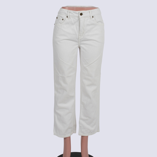 Maggie Marilyn White Cropped Jeans