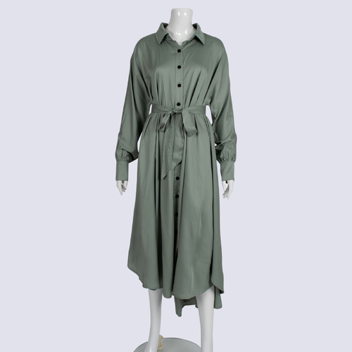 NWT From Zion Sage Shirt Dress
