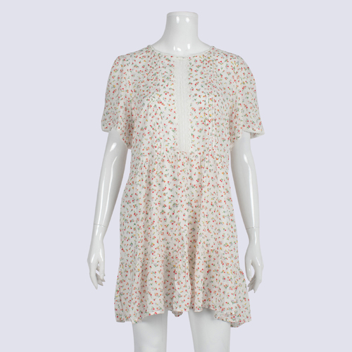 Auguste Short Sleeve Floral Mini Dress