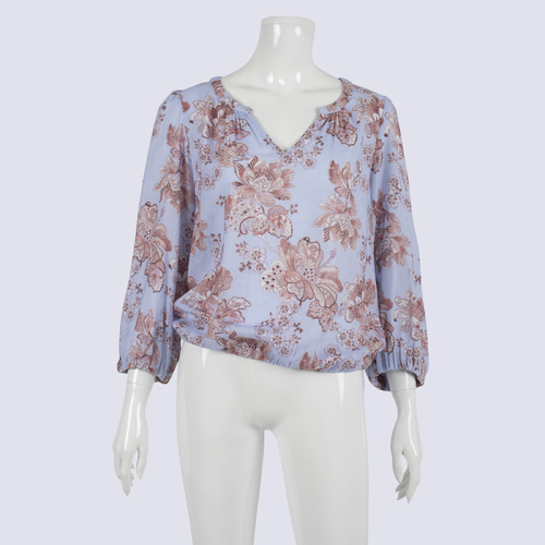 NWT Just Jeans Floral LS Blouse