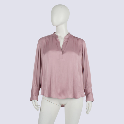 Country Road Dusty Pink Sateen Top