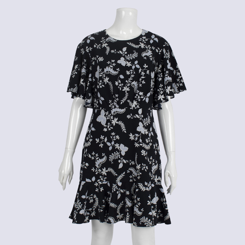Witchery Floral Dress With Frill Hem