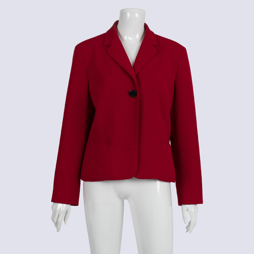 Ann Taylor One Button Cropped Jacket