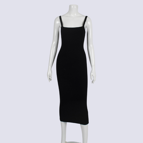 NWT Kookai Black Harper Midi Dress