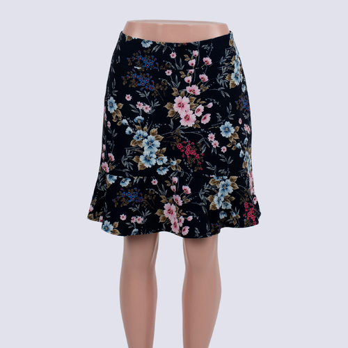 Review Floral Mini Skirt