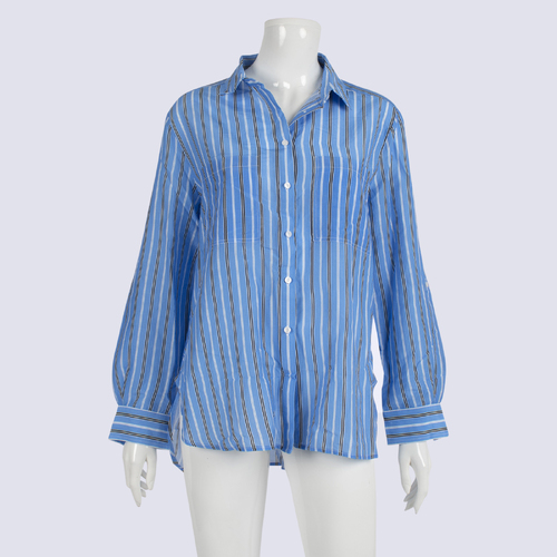 Sportscraft Blue Stripe Shirt