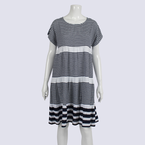 NWT One Summer Linen Blend Short Sleeve Dress